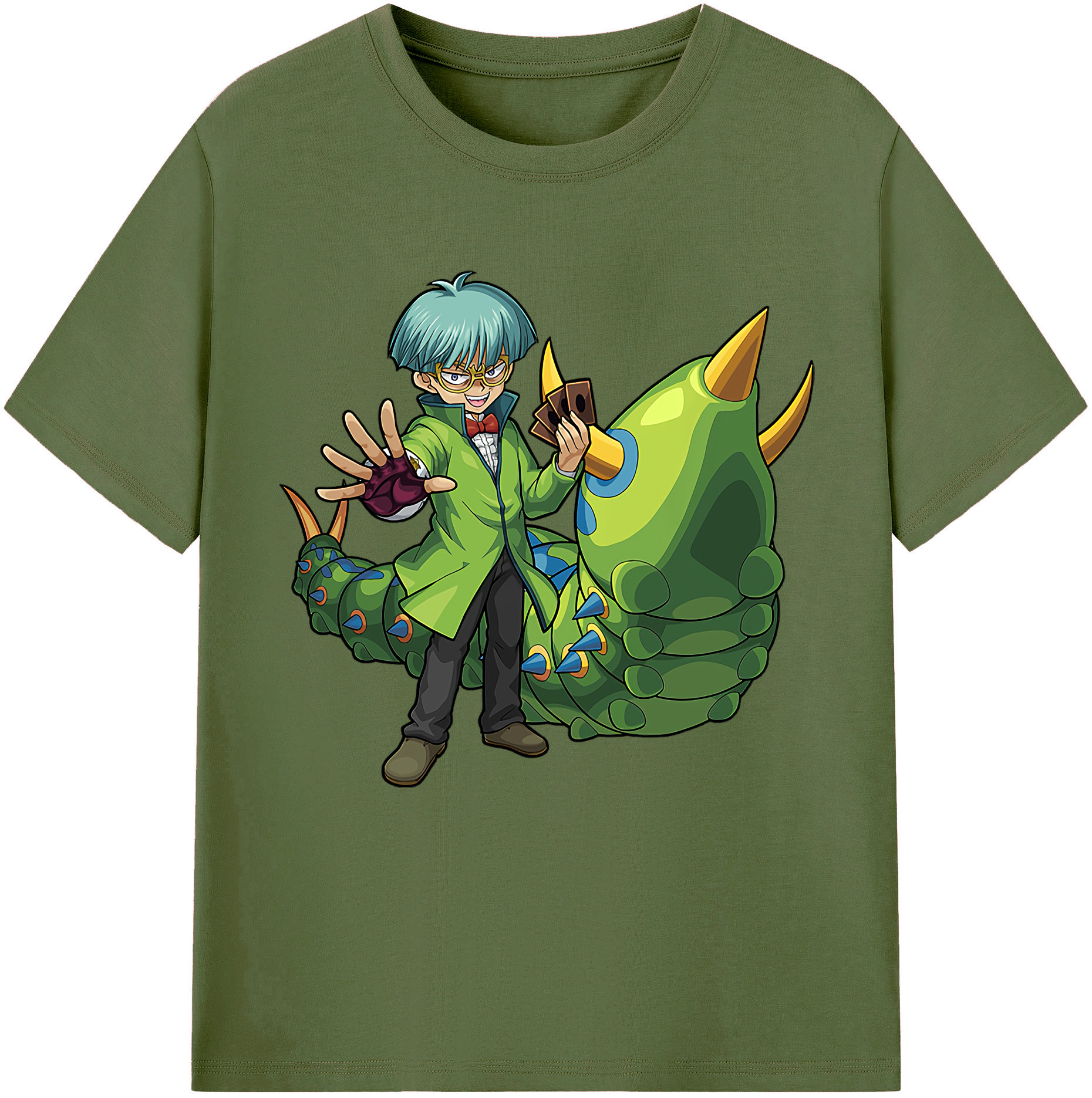 （画像用） 遊☆戯☆王 Yu-Gi-Oh! 綿100％半袖Tシャツ（フロントプリント）